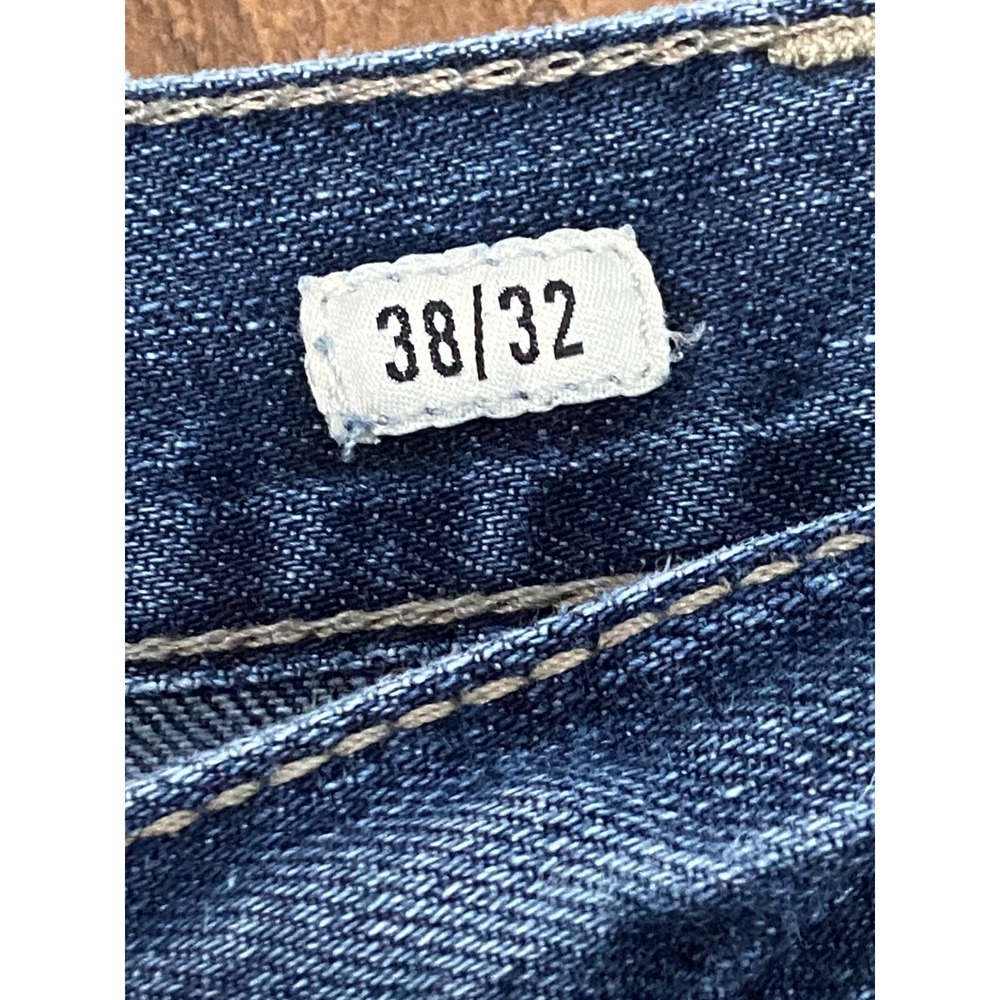 Ariat M1 Remy Vintage Straight Leg Jeans Mens 38x32 Bradford Wash Distressed - Picture 6 of 15